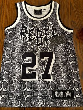 Rebel Vengeance Snake-Print Jersey size M NWT